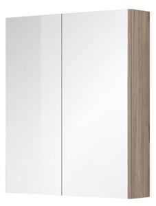 Mereo Mereo, Kúpeľňová galérka 60 cm, zrkadlová skrinka, 2x dvere, MER-CN716GD