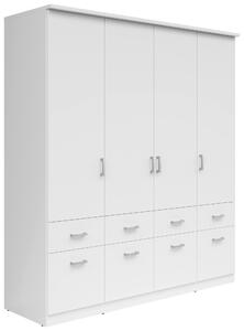 ŠATNÍKOVÁ SKRIŇA, biela, 181/199/58 cm Boxxx - Skrine, Online Only