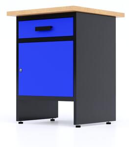 TvojRegal Kovový pracovný stôl WB1B - Modul Farebné prevednie: Modrá