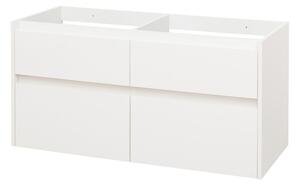 Mereo Mereo, Opto, kúpeľňová skrinka 121 cm, biela, dub, biela/dub, čierna, MER-CN913S