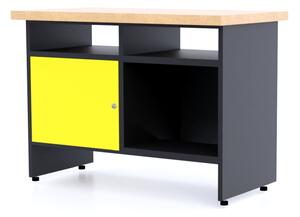 TvojRegal Kovový pracovný stôl SD1 Farebné prevednie: Žltá