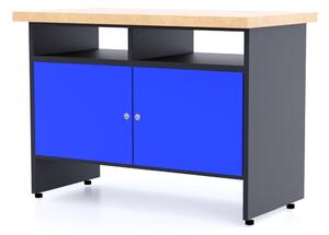 TvojRegal Kovový pracovný stôl SD2 Farebné prevednie: Modrá