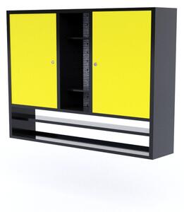 TvojRegal Kovová dielenská skrinka WS1 s policou Farebné prevednie: Žltá