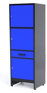 TvojRegal Kovová dielenská skrinka DSD2 Farebné prevednie: Modrá