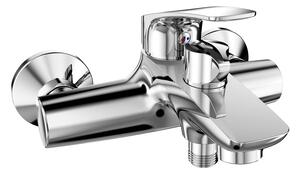 Mereo Mereo, Vaňová nástenná batéria, Eve, bez príslušenstva, 150 mm, chróm, MER-CBV90104