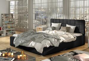 Manželská posteľ UNDER + rošt, 140x200, soft 11