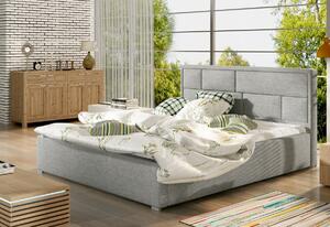 Manželská posteľ LATINA + rošt, 140x200, soft 17