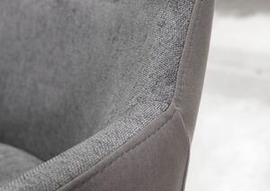 TACOMA Otočná stolička divoký dub, 56x60x87, sivá