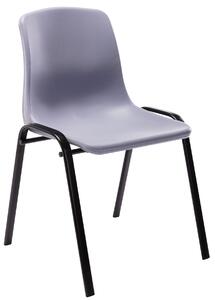 Stohovateľná plastová stolička Nowra Farba Sivá