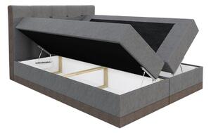 Čalúnená posteľ CAESAR + topper, 200x200, monolith 25092/25094