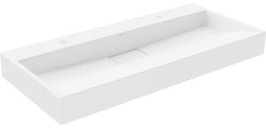 Mexen Ava, umývadlo na dosku z konglomerátu 2/O 100 x 46 cm, biela, 23011002