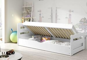 Detská posteľ ARDENT P1, prírodná, 90x200 cm + matrac + rošt ZADARMO