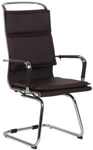 Rokovacia konferenčná stolička Bedford ~ koženka Farba Tmavo hnedá