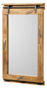 IRON Zrkadlo Mango 65x6x110 prírodné, lakované