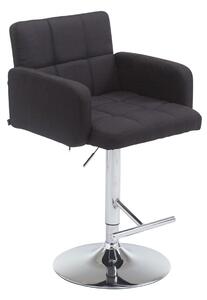 Barová stolička DS1038899 látka - Čierna