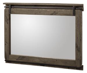 IRON Zrkadlo Mango 114x6x80 sivé, lakované