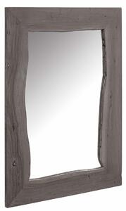 WOODLAND Zrkadlo akácia 100x3x70 sivý, lak