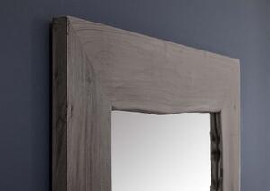 WOODLAND Zrkadlo akácia 100x3x70 sivý, lak