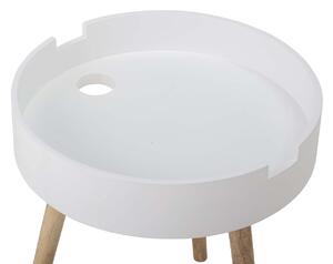 Biely Odkladací stolík Tapa 38 × 47 cm BLOOMINGVILLE