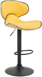 Barová stolička Las Vegas 2 ~ čierna podnož Farba Žltá