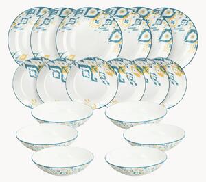 Porcelánová súprava riadu Moon, 6 osôb, 18 ks