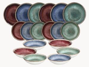 Porcelánová súprava riadu Moon, 6 osôb, 18 ks