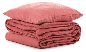 Tom Linen Ľanové obliečky Rustikálne ružové 140x200, 70x50