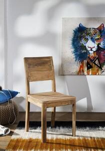 MONTREAL Jedálenská stolička drevená - plné operadlo, palisander