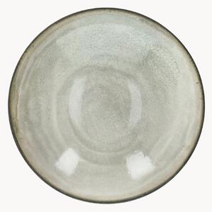 Porcelánové hlboké taniere Raku, 6 ks