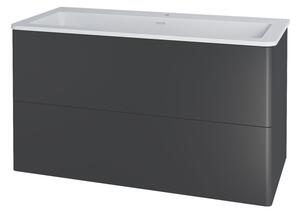Mereo Mereo, Siena, kúpeľňová skrinka s umývadlom z liateho mramoru 101 cm, MER-CN432M1