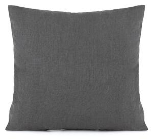 Tom Linen Povlak na vankúš Dark Grey 70x80