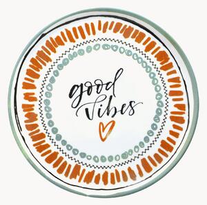 Porcelánový tanier na pizzu Good Vibes, 6 ks