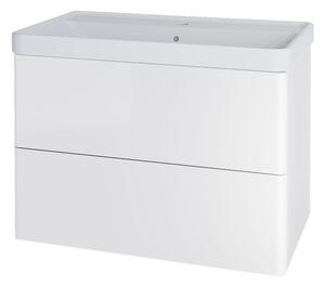 Mereo Mereo, Siena, kúpeľňová skrinka s keramickým umývadlom 81 cm, MER-CN411