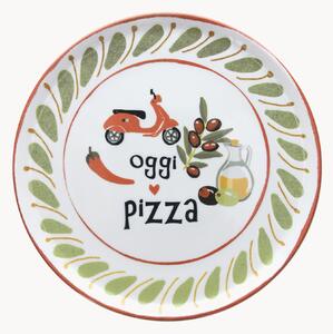 Porcelánové taniere na pizzu Oggi Pizza, 6 ks
