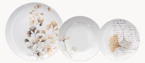 Porcelánová súprava riadu Madison Poesia, 6 osôb, 18 ks