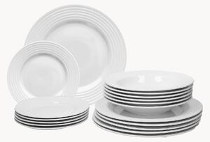 Porcelánová súprava riadu Polis, 6 osôb, 18 ks