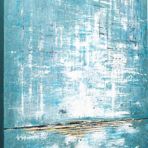 KARE DESIGN Olejomaľba Abstract Blue One 150 × 120 cm 120 × 150 cm