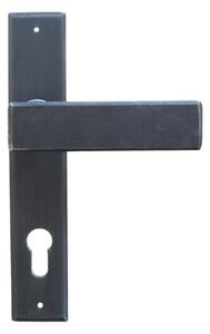 GALBUSERA Kovaná kľučka model 1820, štítové kovanie, BB/PZ/WC