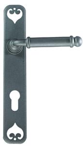 GALBUSERA Kovaná kľučka model 2104, štítové kovanie, BB/PZ/WC