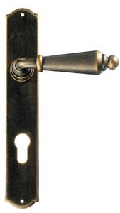GALBUSERA Kovaná kľučka model 2400, štítové kovanie, BB/PZ/WC