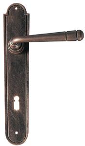 GALBUSERA Kovaná kľučka model 2109, štítové kovanie, BB/PZ/WC
