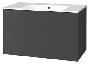 Mereo Mereo, Aira, kúpeľňová skrinka s keramickým umývadlom 101 cm, MER-CN752