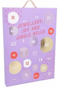 Adventný kalendár so šperkami a doplnkami