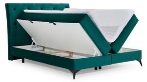 Čalúnená posteľ boxspring REYNA, 160x200, omega 91