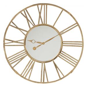 KARE DESIGN Nástenné hodiny Giant Gold 120 cm 120 × 120 × 7 cm