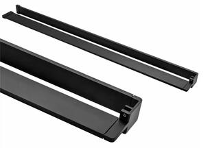 Mereo Mereo, Polička k WALK IN, 120 cm, čierny ALU, MER-CK10620PB