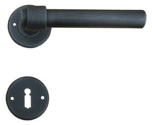 GALBUSERA Kovaná kľučka na dvere model 1833, rozetové kovanie, BB/PZ/WC