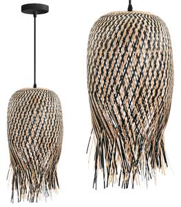 Toolight BOHO, stropné svietidlo 1xE27 APP1327-1CP, prírodná hnedá, OSW-05678