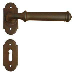 GALBUSERA Kovaná kľučka na dvere model 1904, rozetové kovanie, BB/PZ/WC
