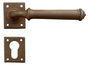 GALBUSERA Kovaná kľučka na dvere model 1901, rozetové kovanie, BB/PZ/WC